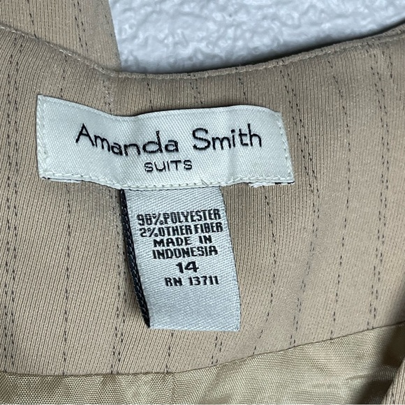 Amanda Smith Vest and Blazer set SZ 14 - Picture 7 of 8